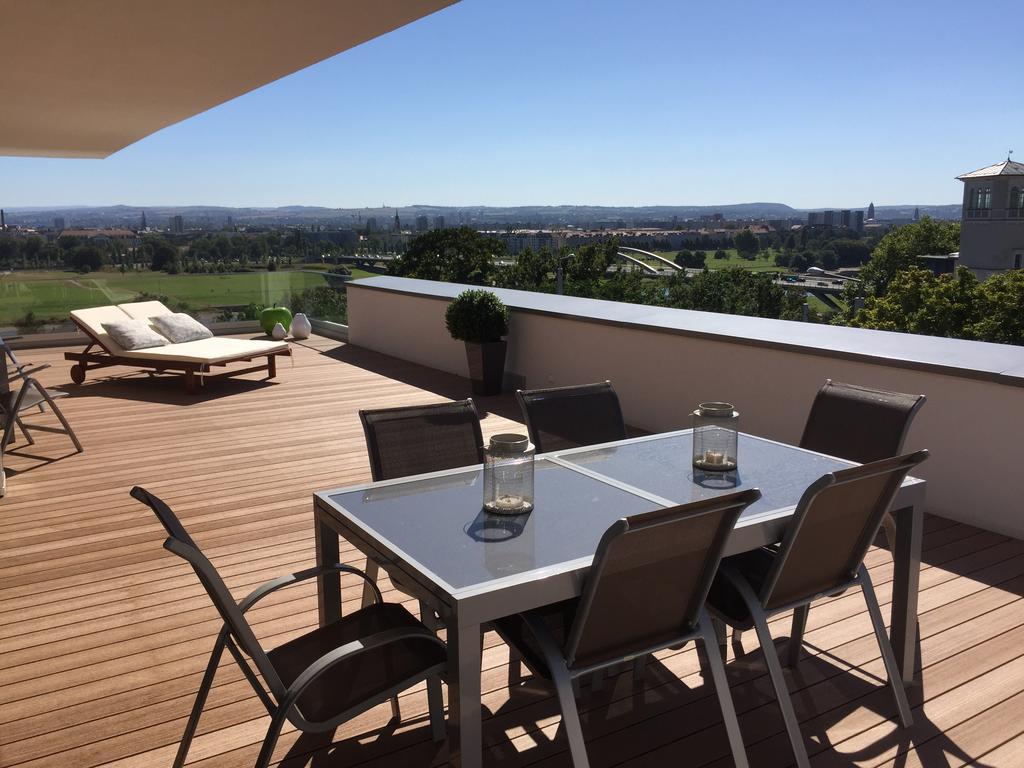 Wohnung mit Weitblick Dresden Exterior foto