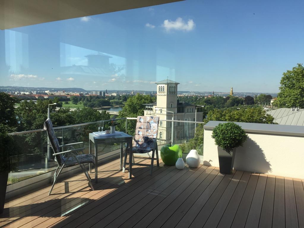 Wohnung mit Weitblick Dresden Exterior foto