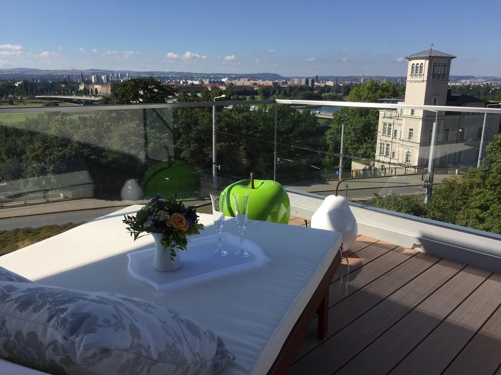 Wohnung mit Weitblick Dresden Exterior foto