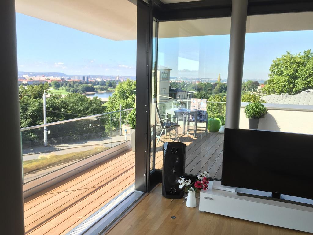 Wohnung mit Weitblick Dresden Exterior foto