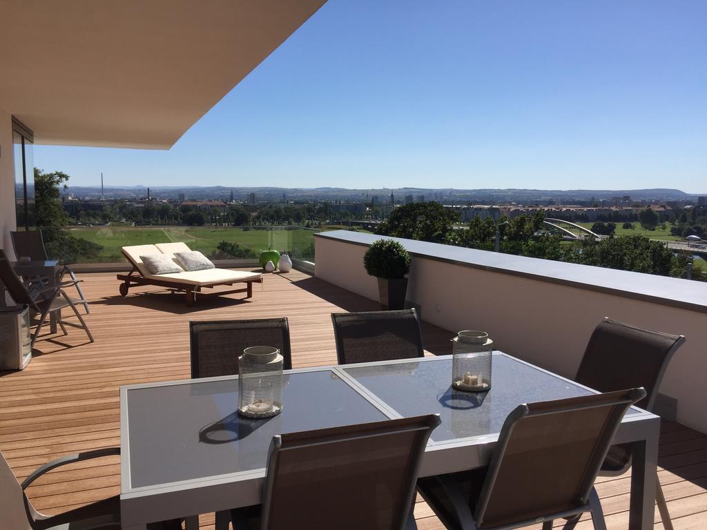 Wohnung mit Weitblick Dresden Exterior foto